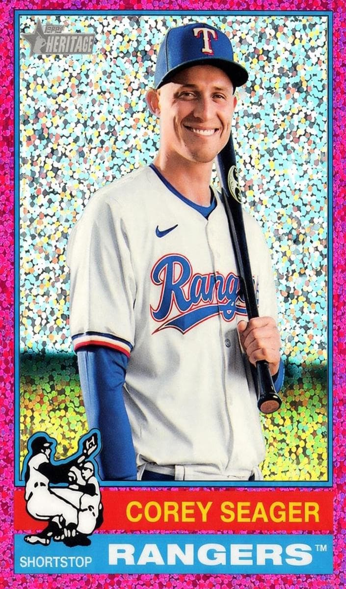 Corey Seager 2025 topps Topps Heritage
