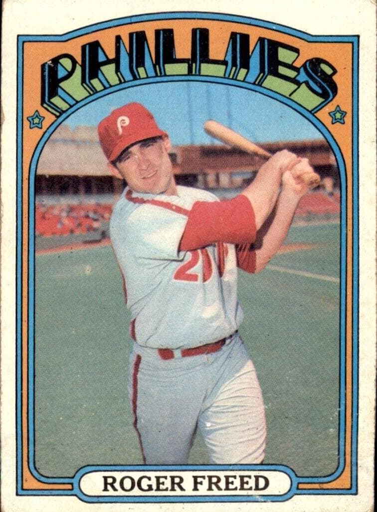 Roger Freed 1972 topps Topps
