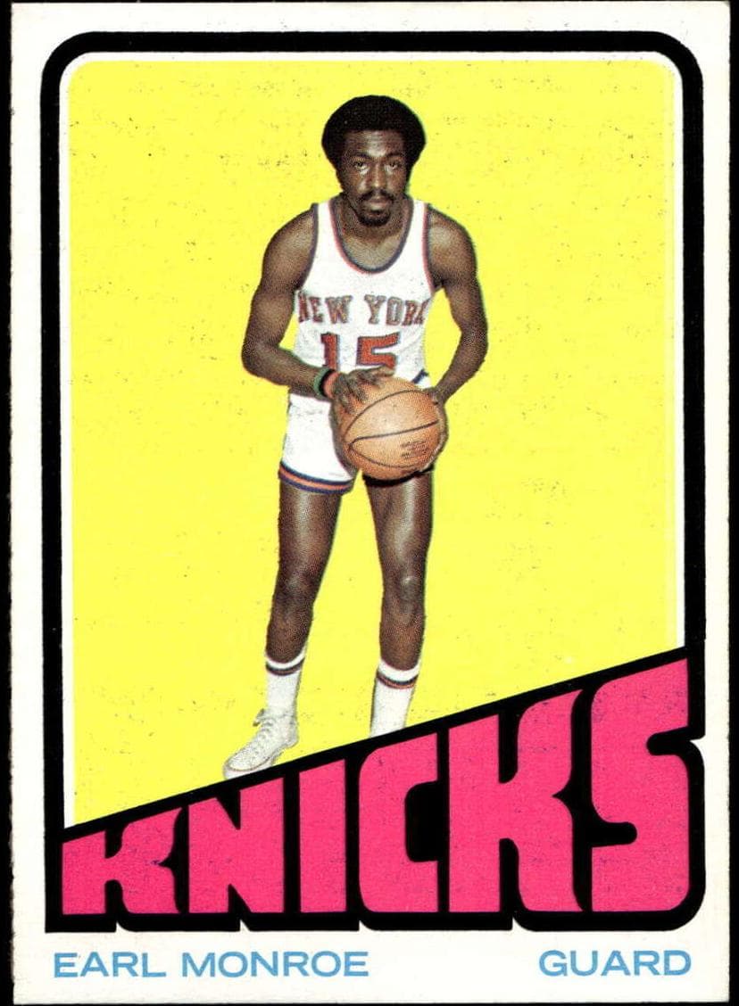 Earl Monroe 1972 topps Topps