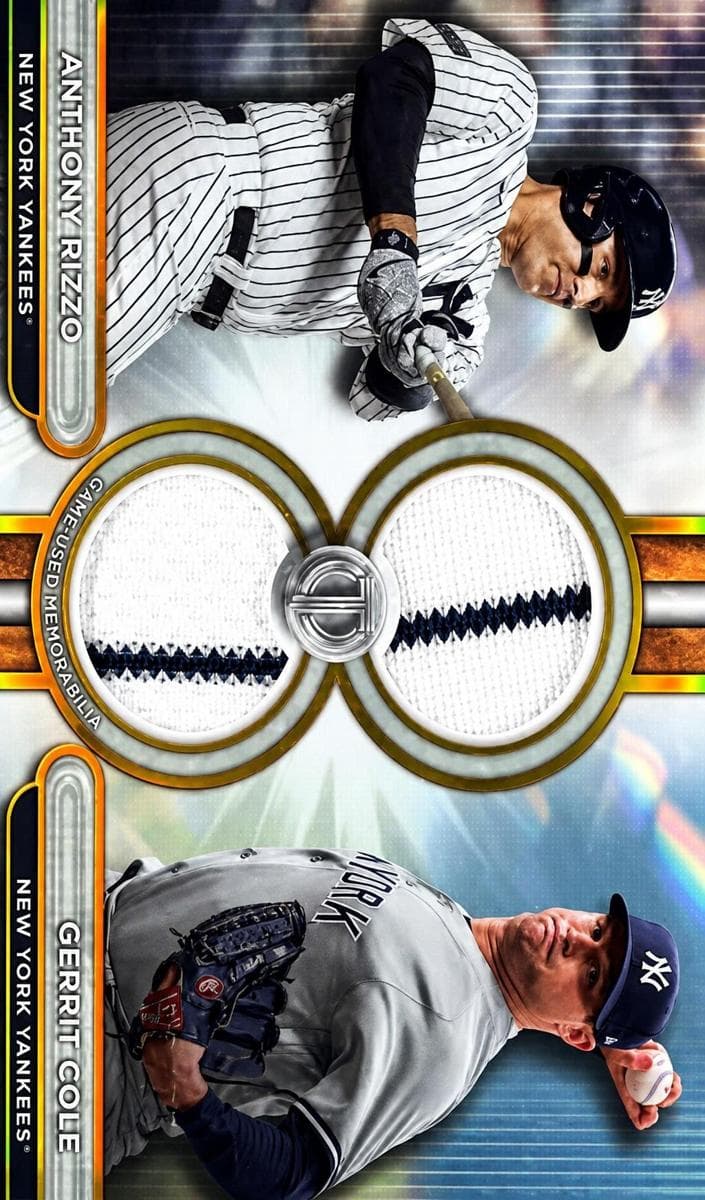 Anthony Rizzo / Gerrit Cole 2024 topps Topps Tribute