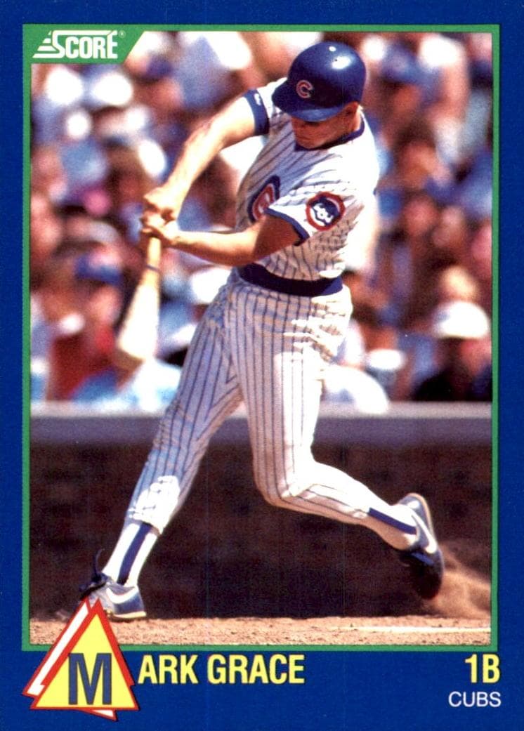 Mark Grace 1989 panini