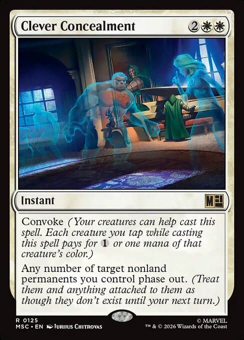 Clever Concealment 2023 Magic: The Gathering Phyrexia: All Will Be One Commander Extended Art