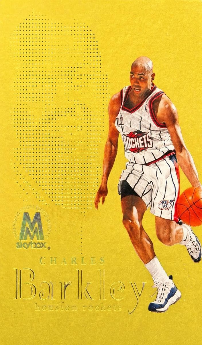 Charles Barkley 1998 skybox Molten Metal