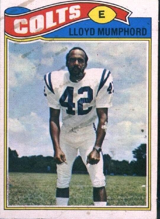 Lloyd Mumphord 1977 topps Topps Mexican