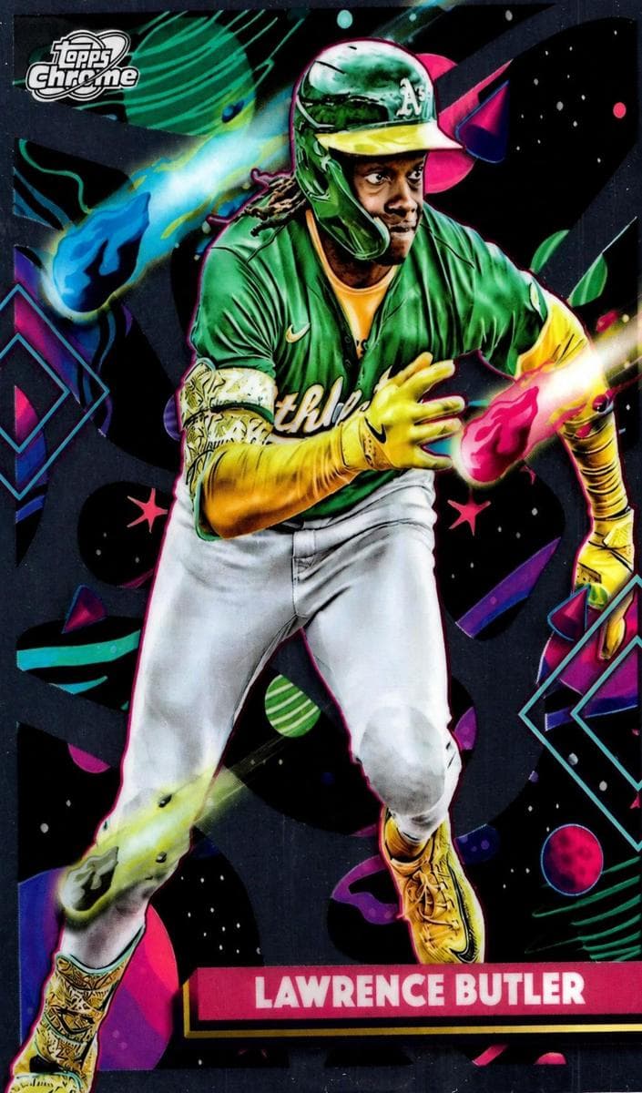 Lawrence Butler 2025 topps Topps Cosmic Chrome