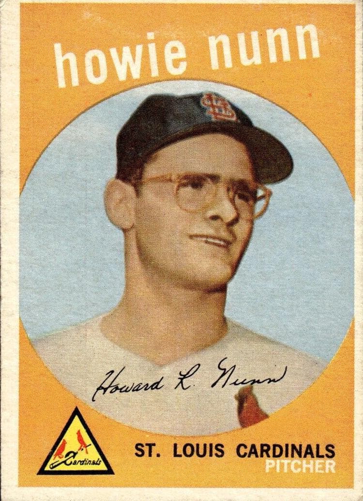 Howie Nunn 1959 topps Topps