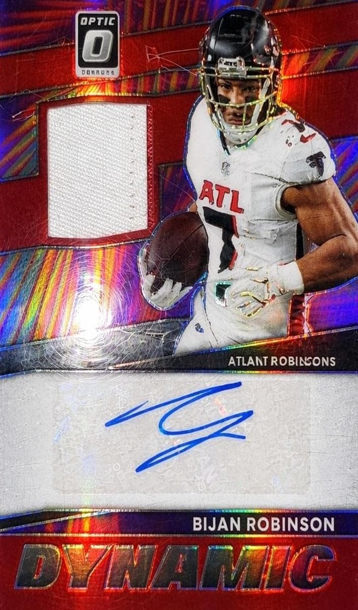 Bijan Robinson 2025 panini Donruss Optic