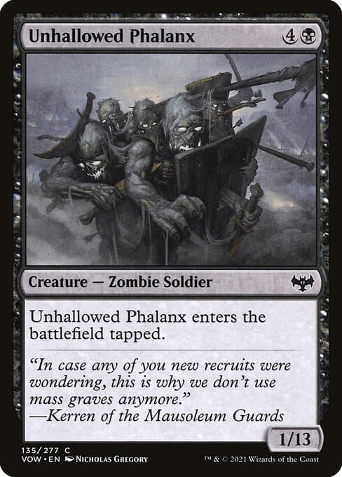 Unhallowed Phalanx 2022 Magic: The Gathering Innistrad: Double Feature