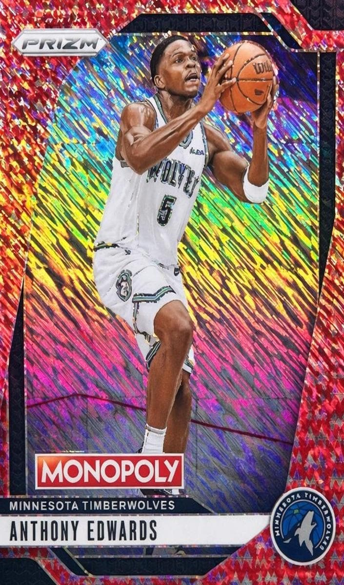 Anthony Edwards 2024 panini Panini Prizm Monopoly