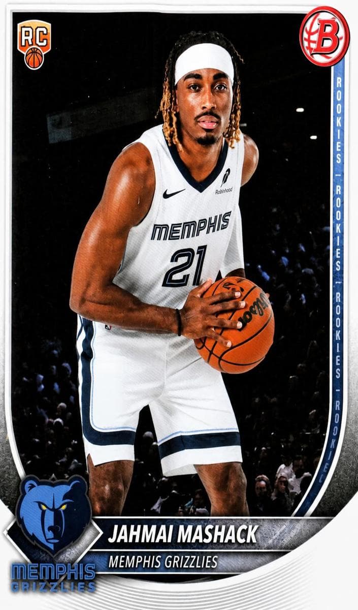 Jahmai Mashack trading card