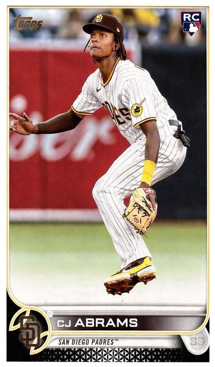 CJ Abrams 2022 topps Topps Update SP Variation example 2
