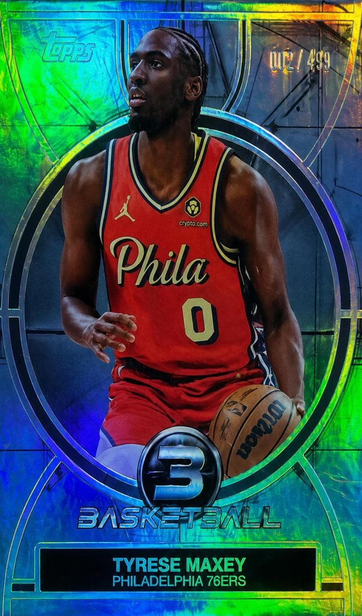Tyrese Maxey 2025 topps Topps 3