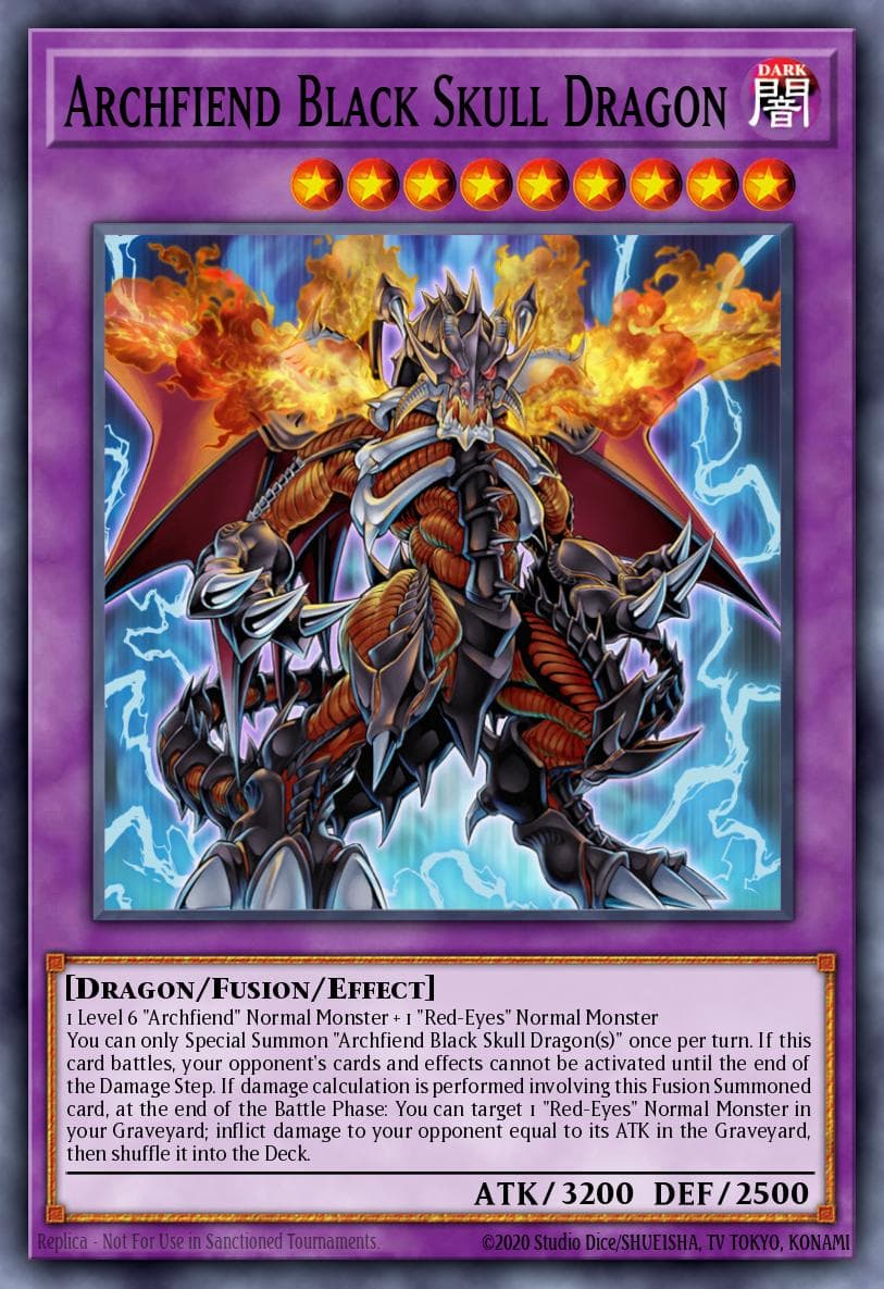 Archfiend Black Skull Dragon 2015 Yu-Gi-Oh!