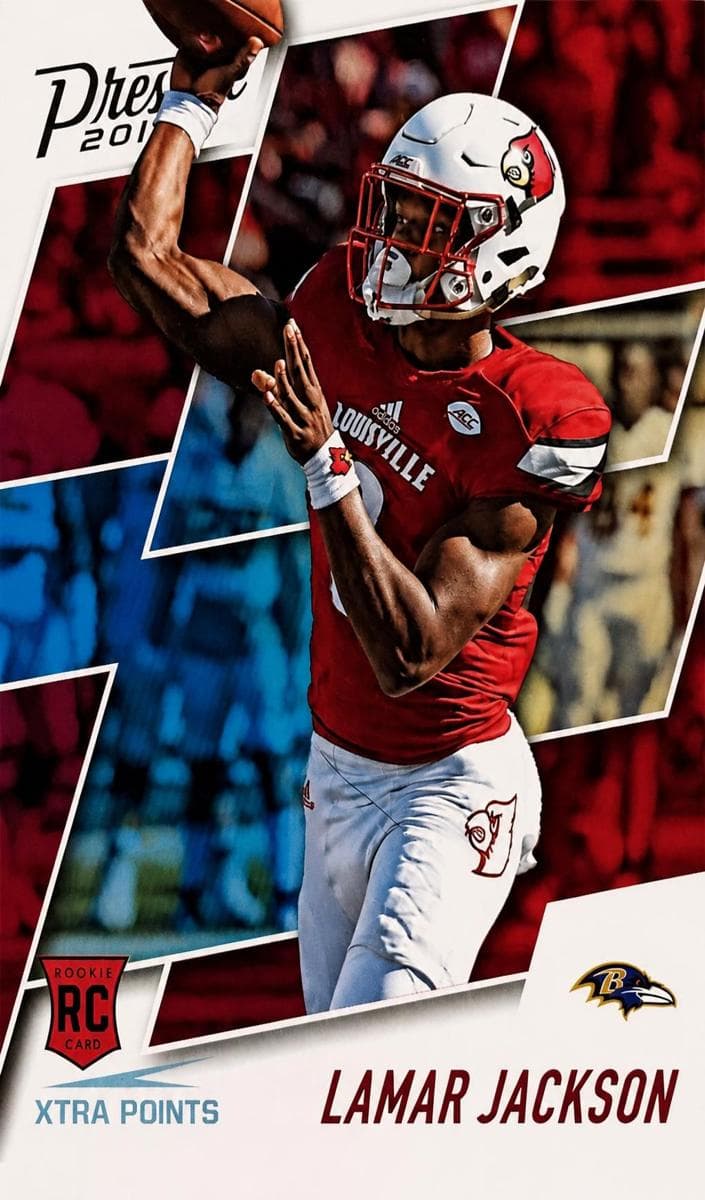 Lamar Jackson 2018 panini Panini Plates & Patches