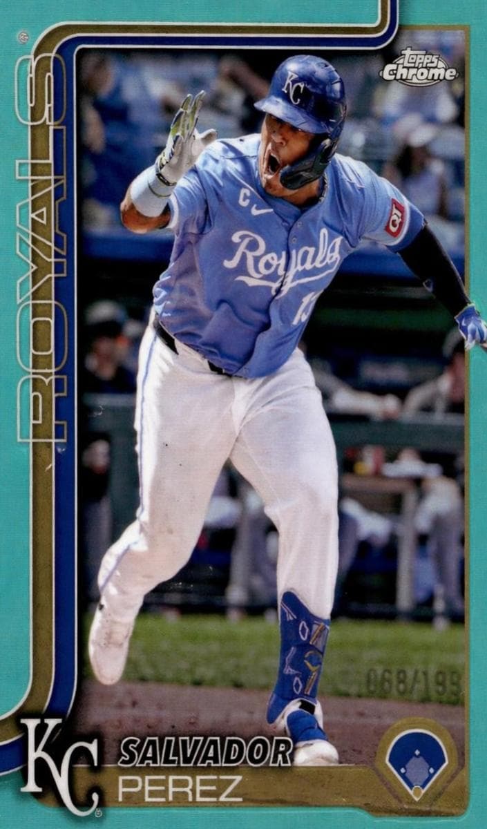 Salvador Perez 2025 topps Topps Chrome