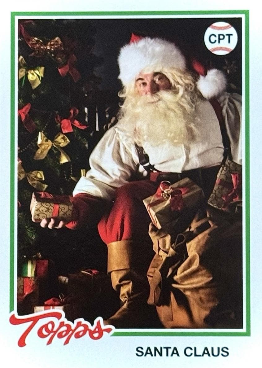 Santa Claus 2025 topps Topps Holiday