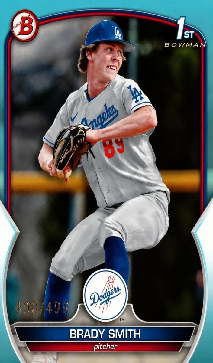 Brady Smith 2023 bowman Bowman Draft