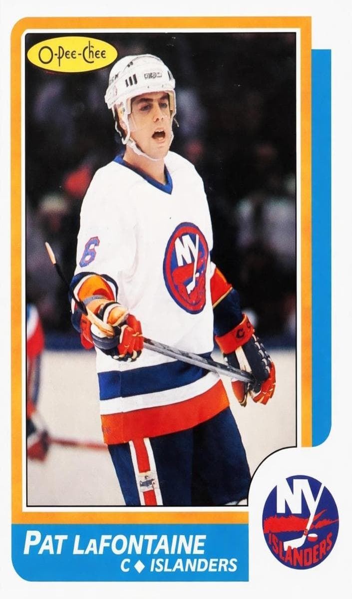 Pat LaFontaine 1986 topps O-Pee-Chee
