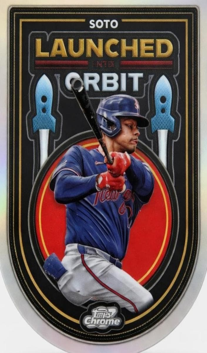 Juan Soto 2025 topps Topps Cosmic Chrome