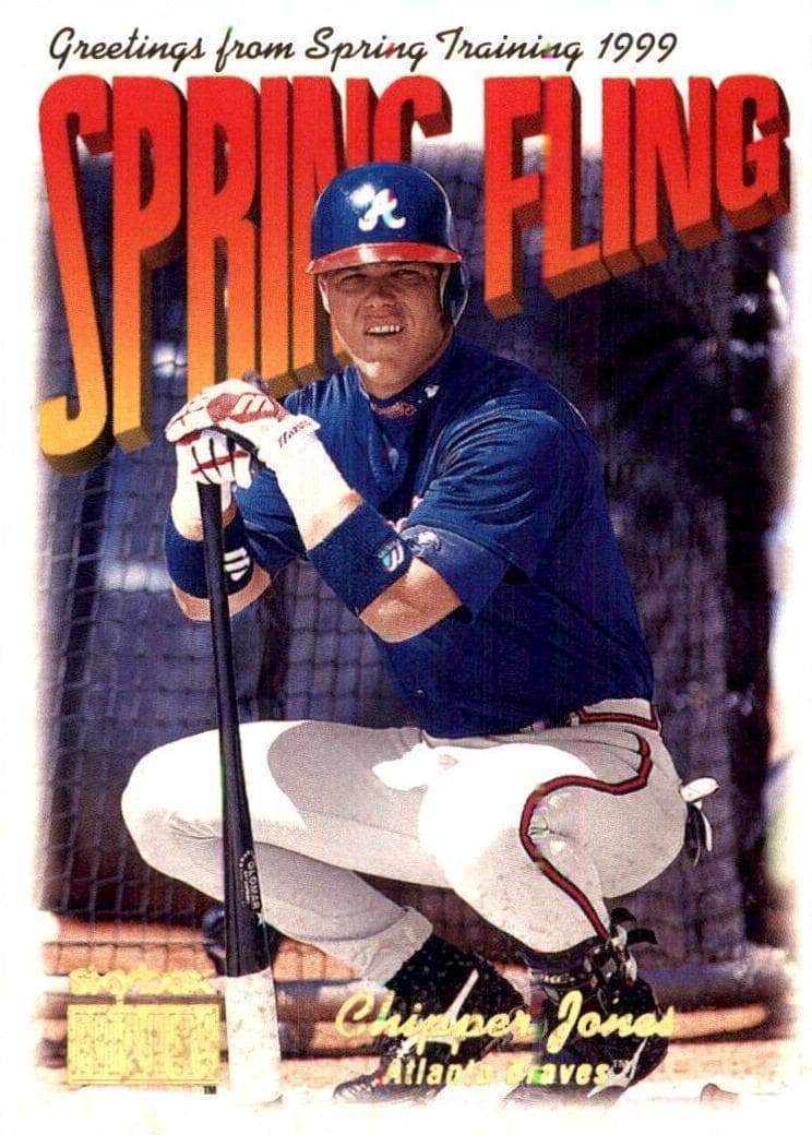 Chipper Jones 1999 fleer SkyBox Premium