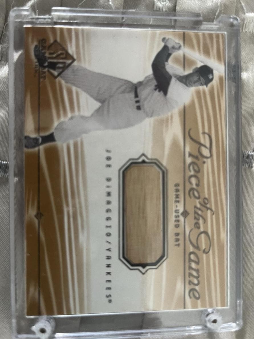 Joe DiMaggio 2001 unknown SP Game Bat Edition