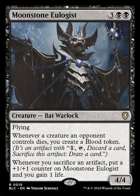Moonstone Eulogist 2024 Magic: The Gathering Bloomburrow Commander