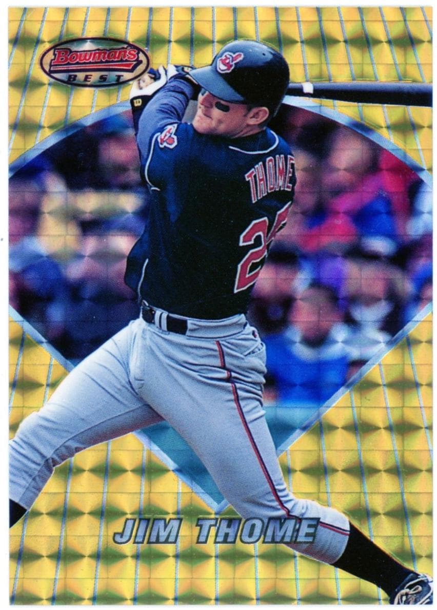 Jim Thome 1996 bowman Bowman's Best