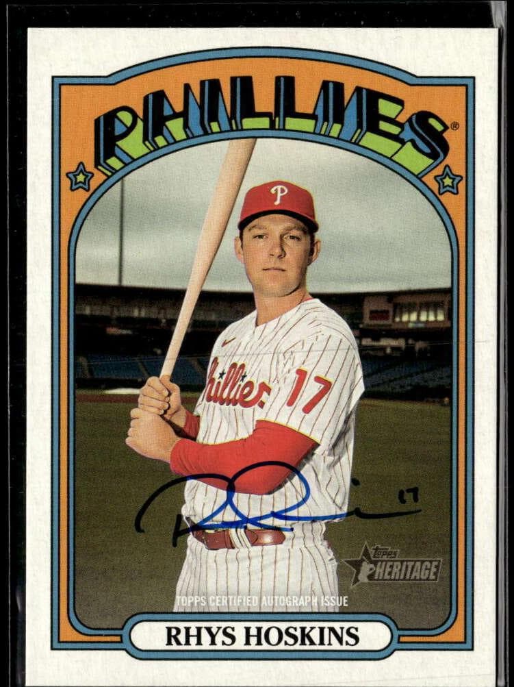 Rhys Hoskins 2021 topps Topps Heritage