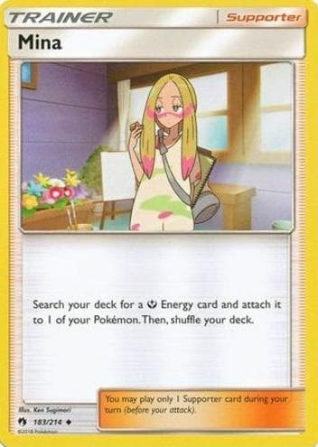 Mina trading card
