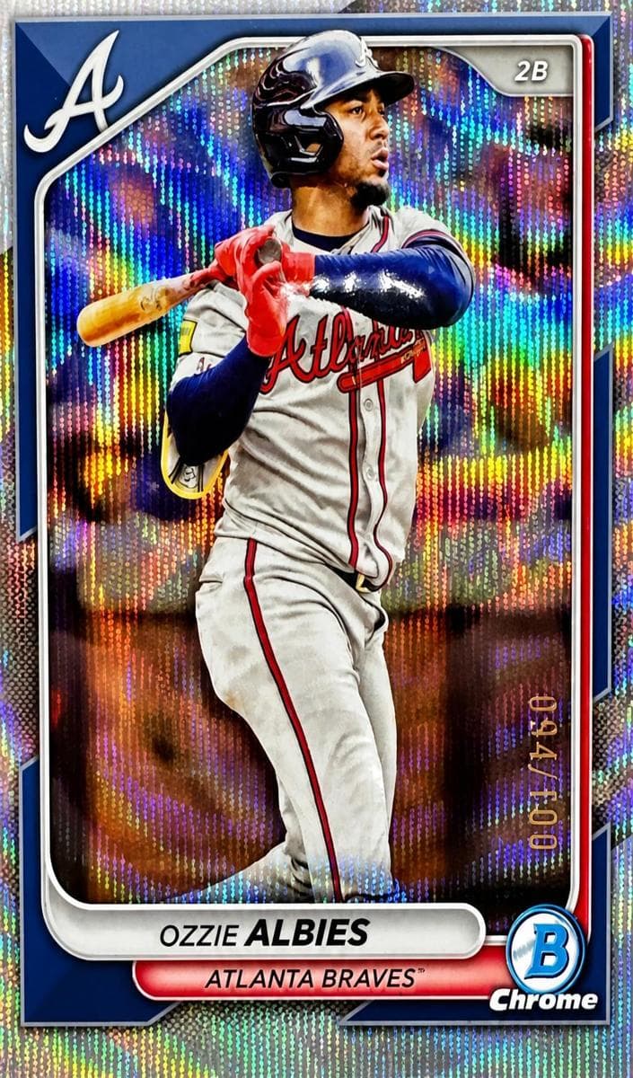 Ozzie Albies 2024 bowman Bowman Chrome