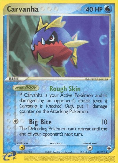 Carvanha 2013 Pokemon Ruby & Sapphire