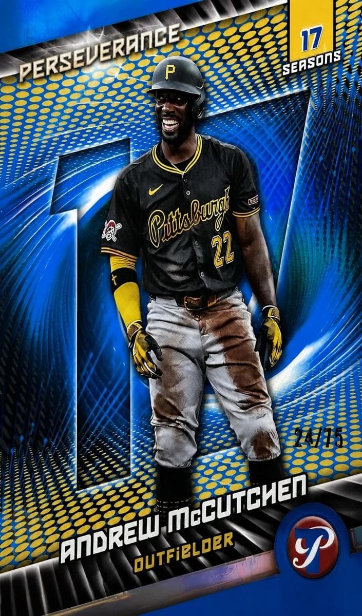 Andrew McCutchen 2025 topps Topps Pristine