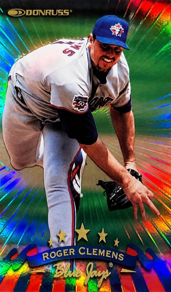 Roger Clemens 1998 panini Donruss Collections