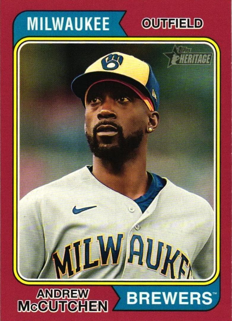 Andrew McCutchen 2023 topps Topps Heritage