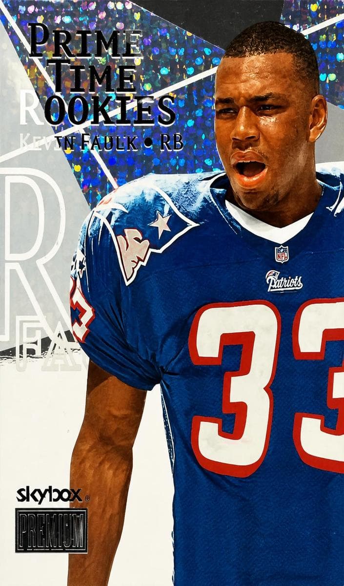 Kevin Faulk 1999 fleer SkyBox Premium