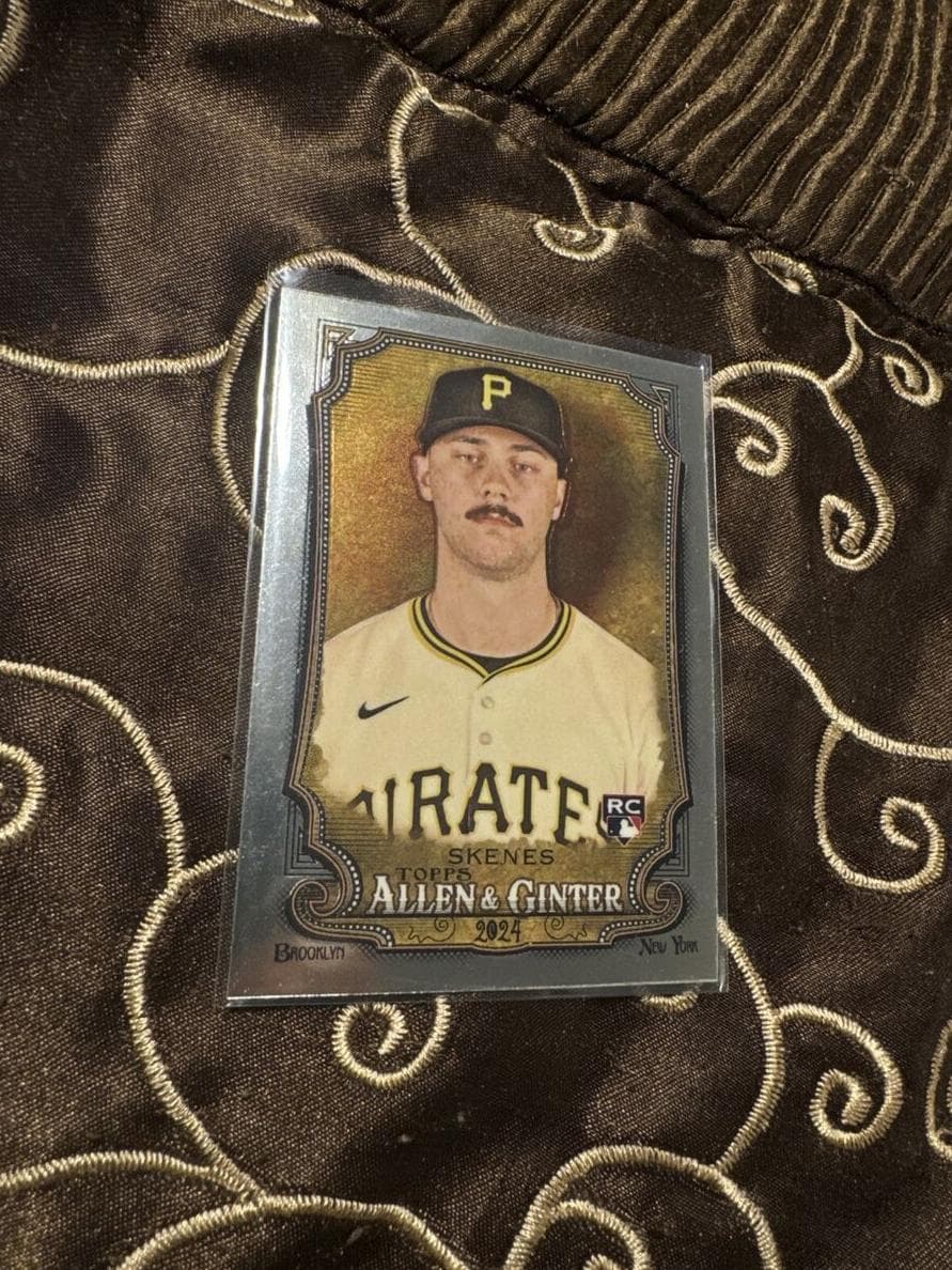 Paul Skenes trading card