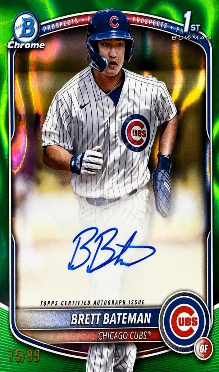 Brett Bateman 2025 bowman Bowman Chrome