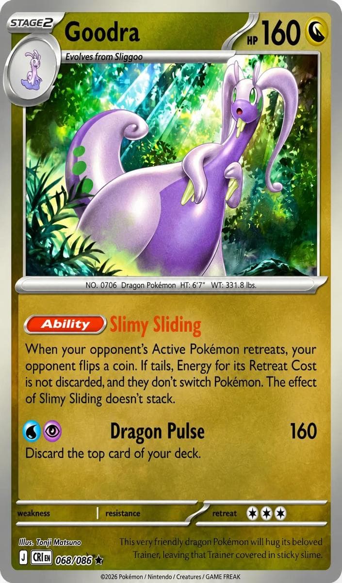 Goodra trading card