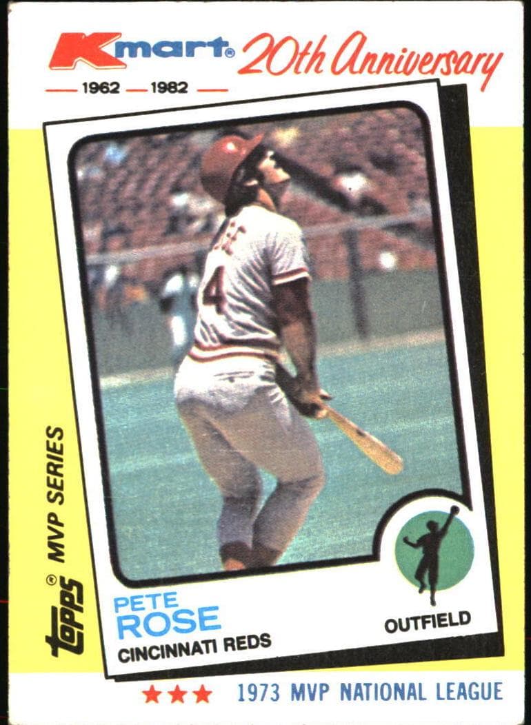 Pete Rose trading card