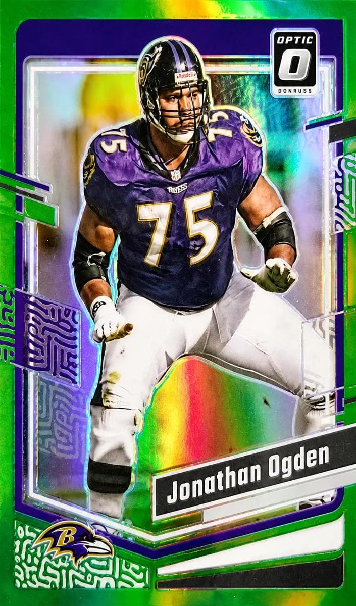 Jonathan Ogden 2023 panini Donruss Optic