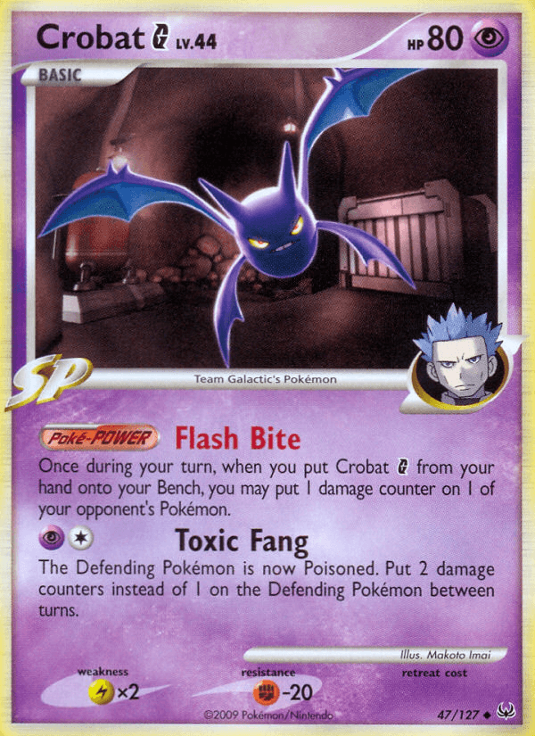 Crobat G 2008 Pokemon Japanese Galactic's Conquest