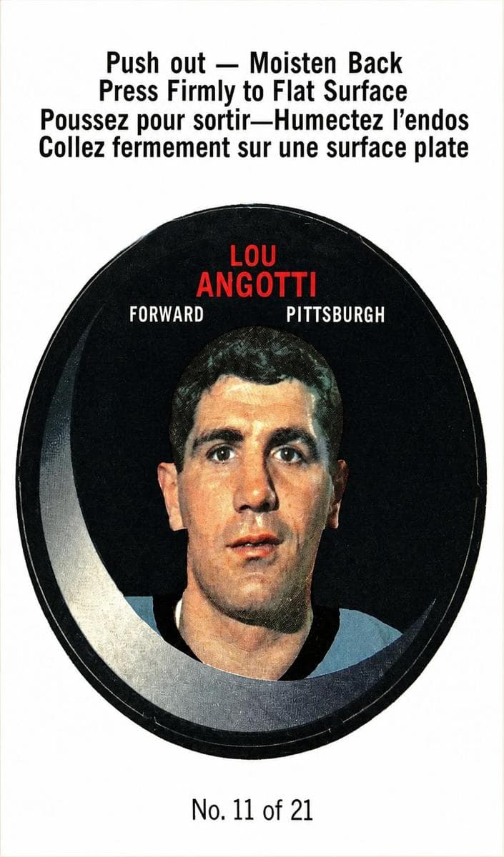 Lou Angotti 1968 topps O-Pee-Chee