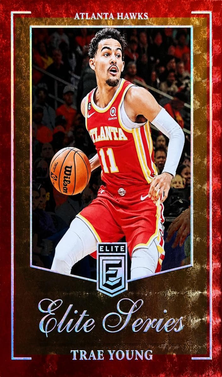 Trae Young 2023 panini Donruss Elite
