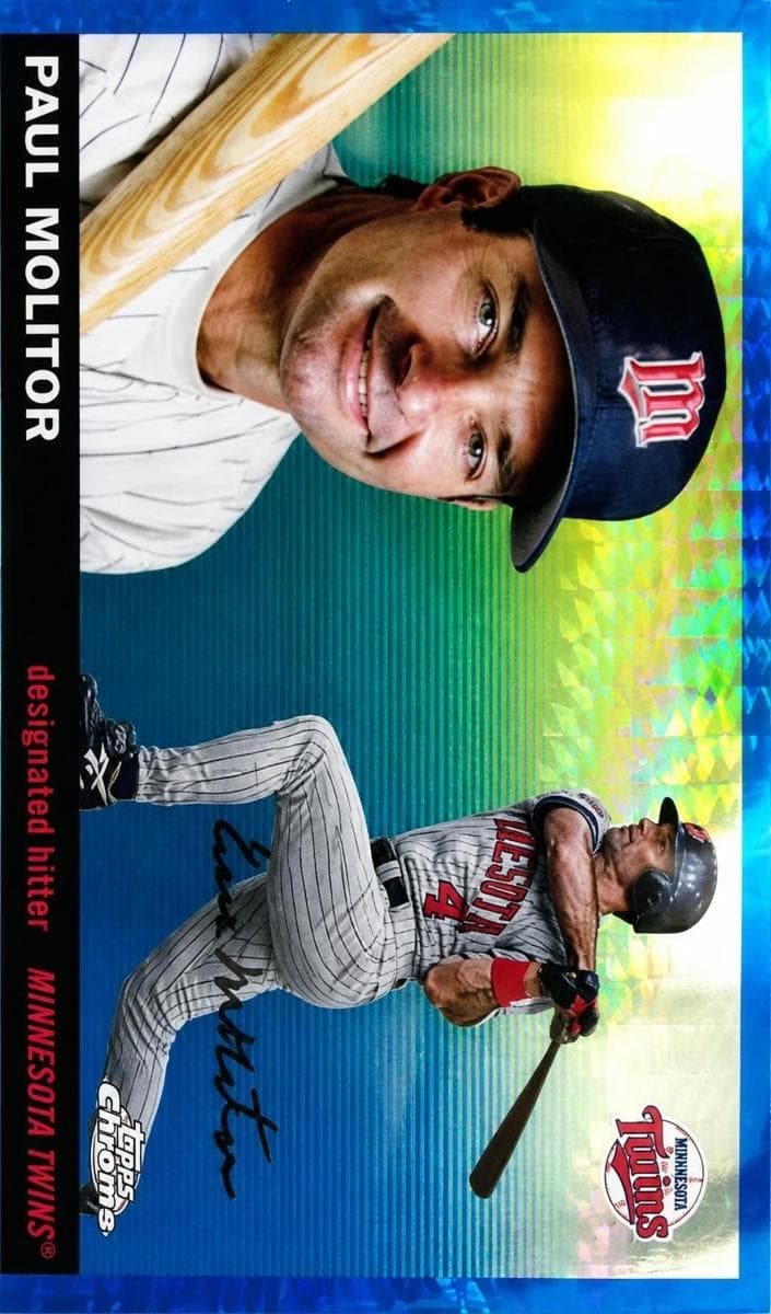 Paul Molitor 2025 topps Topps Chrome Platinum