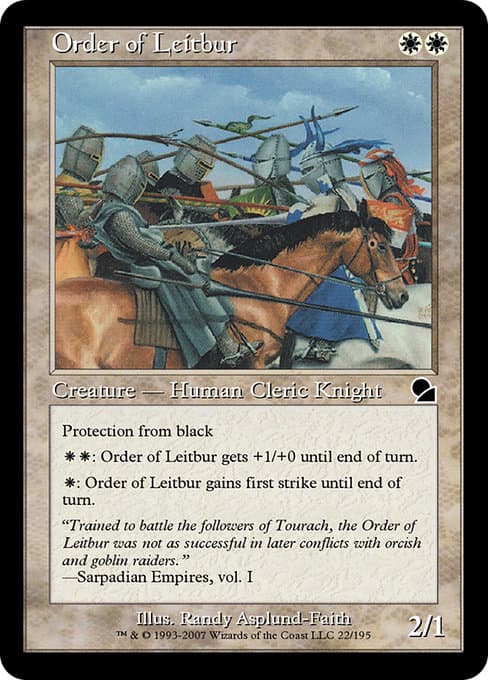 Order of Leitbur 1994 Magic: The Gathering