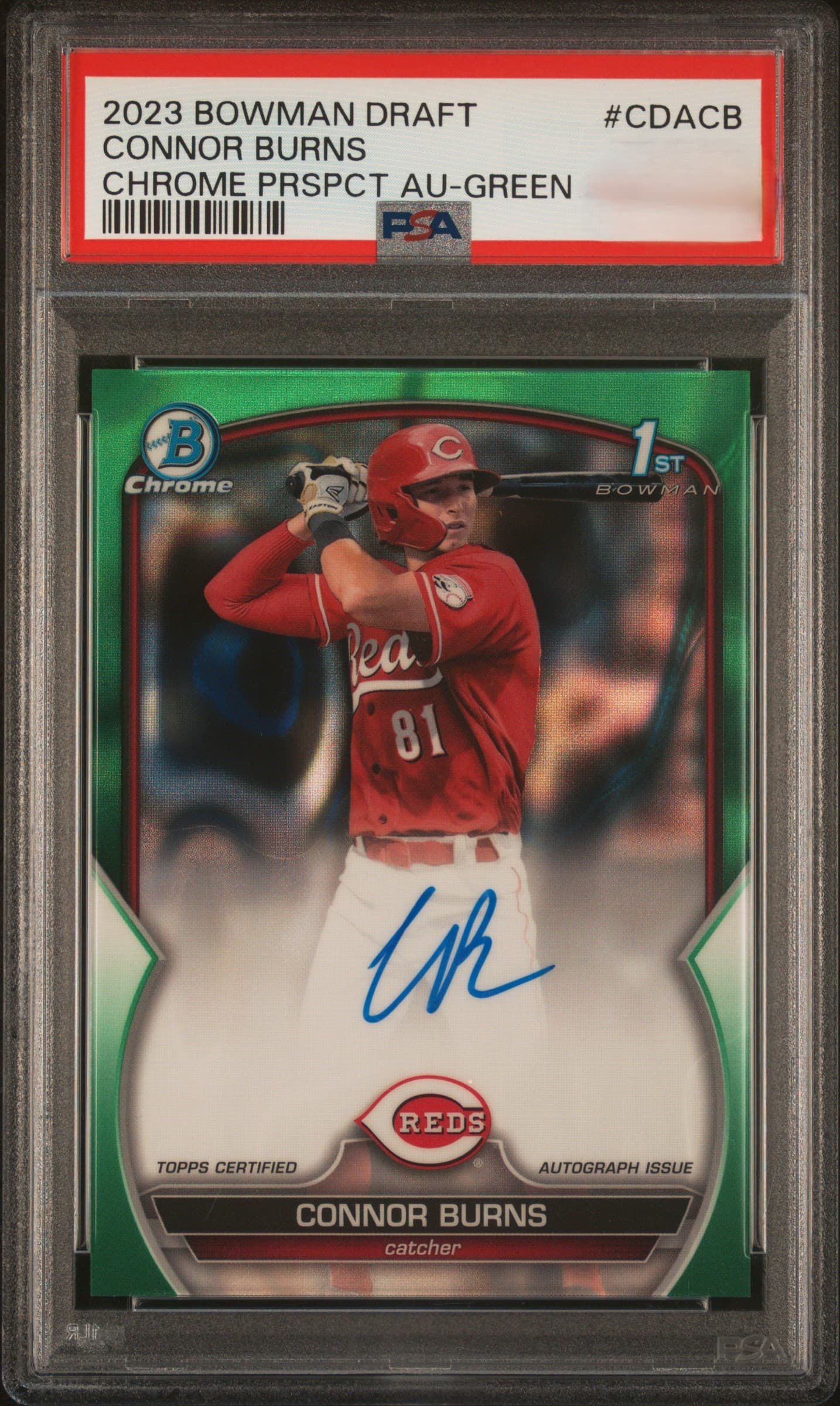 Connor Burns 2023 bowman Bowman Draft