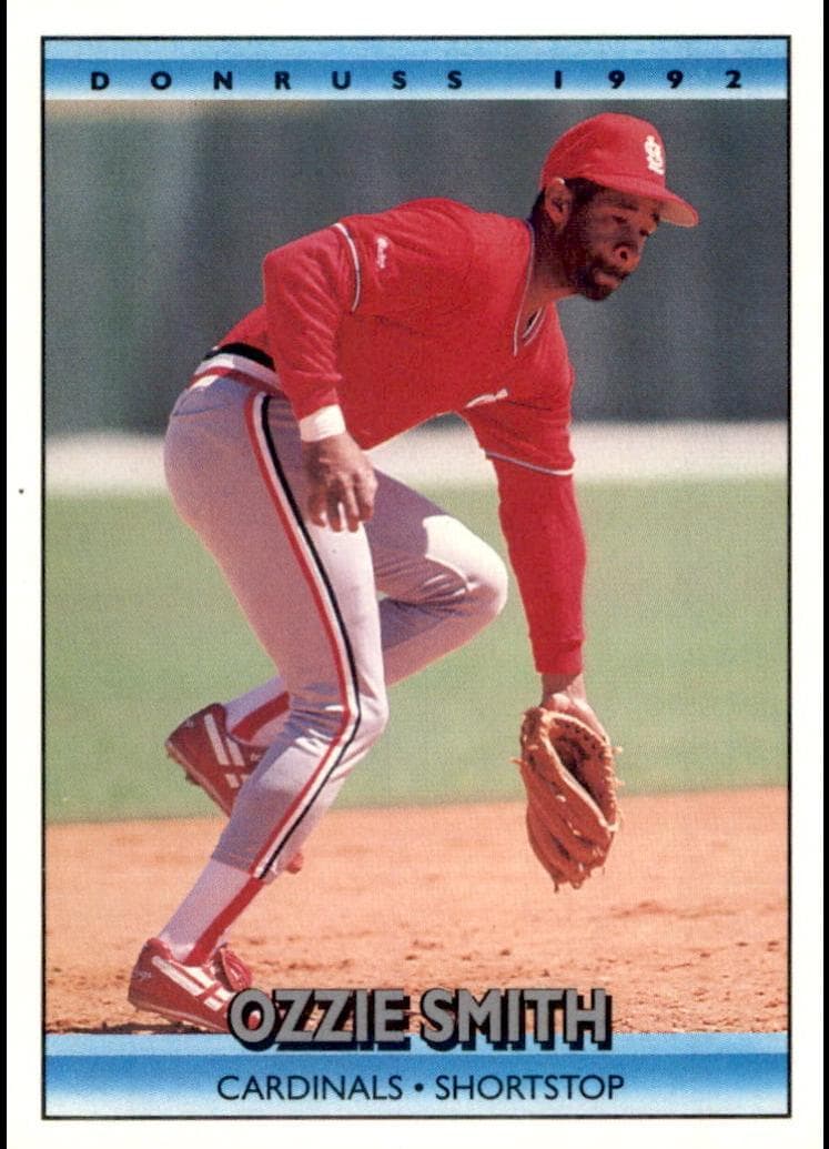 Ozzie Smith 1992 panini Donruss