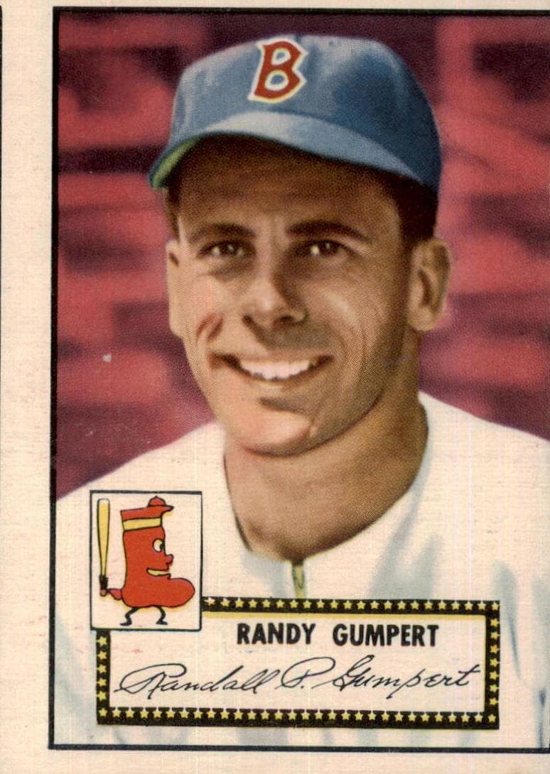 Randy Gumpert 1952 topps Topps