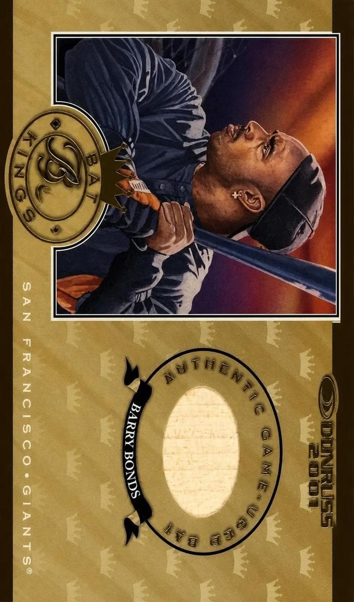 Barry Bonds 2001 panini Donruss