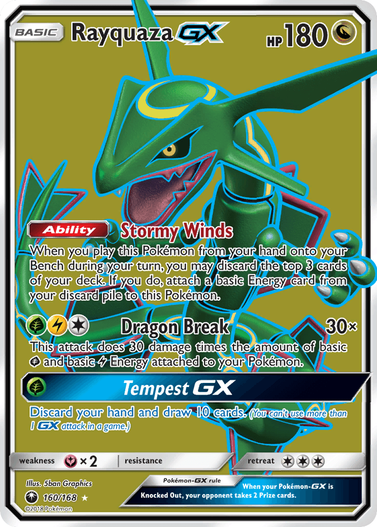 Rayquaza GX #160